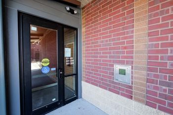 Controlled access entry with intercom